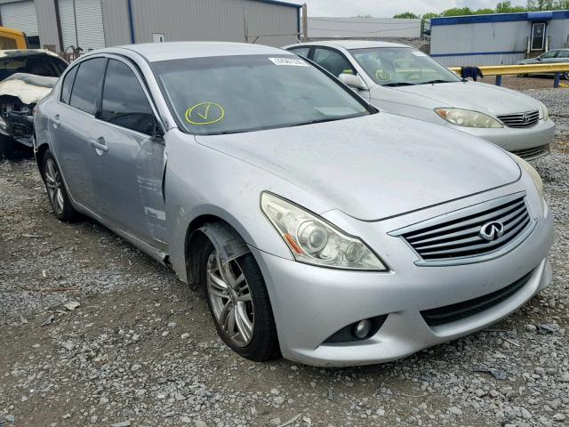 JN1CV6AP0AM403812 - 2010 INFINITI G37 BASE SILVER photo 1