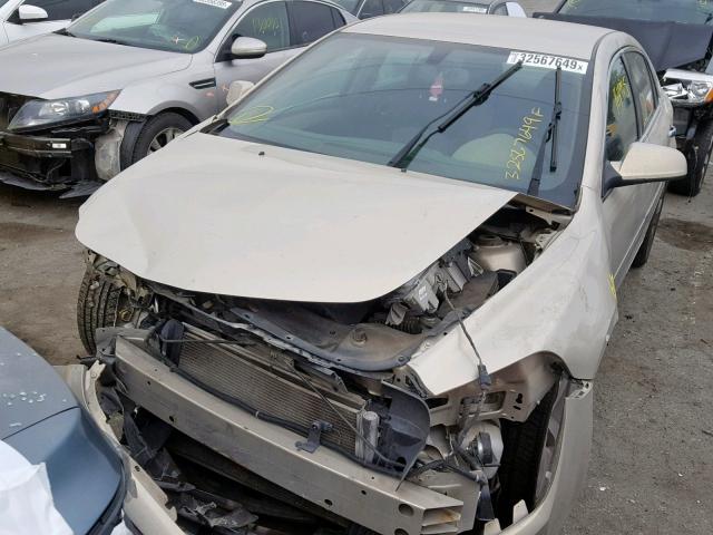 1G1ZC5EU0CF190822 - 2012 CHEVROLET MALIBU 1LT 棕色 照片 2