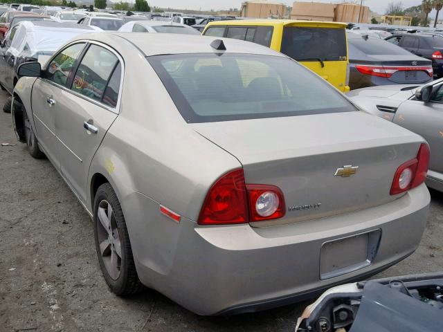 1G1ZC5EU0CF190822 - 2012 CHEVROLET MALIBU 1LT 棕色 照片 3