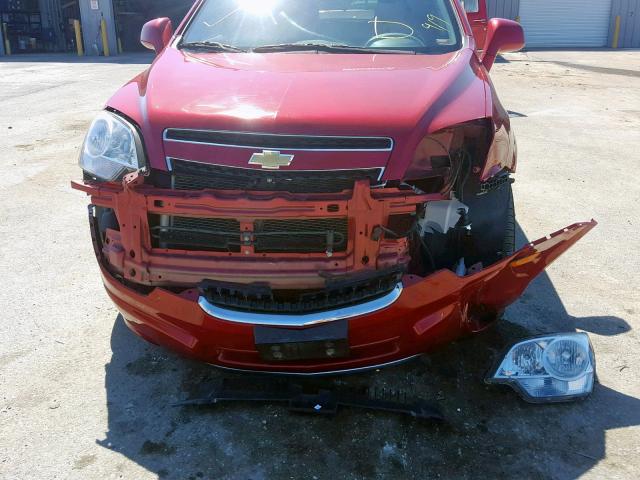 3GNAL3E52CS624324 - 2012 CHEVROLET CAPTIVA SP RED photo 9