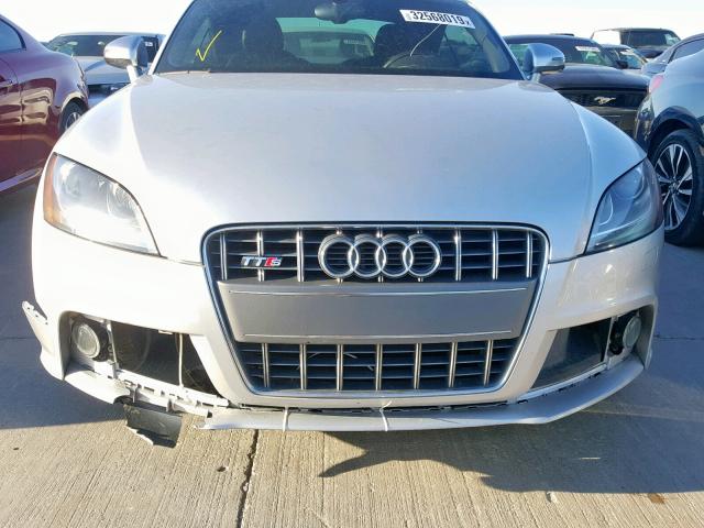 TRUK1AFKXA1020360 - 2010 AUDI TTS PRESTI SILVER photo 9