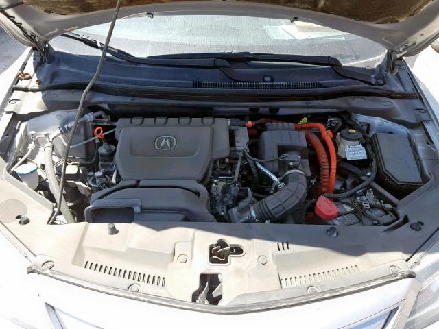 19VDE3F77DE300634 - 2013 ACURA ILX HYBRID SILVER photo 7