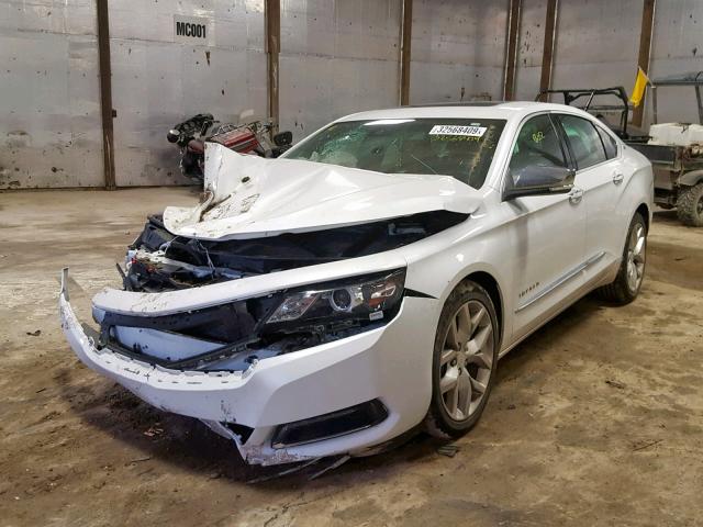 1G1165S34FU116951 - 2015 CHEVROLET IMPALA LTZ WHITE photo 2