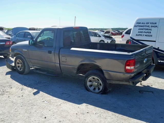 1FTYR10D37PA39393 - 2007 FORD RANGER GRAY photo 3