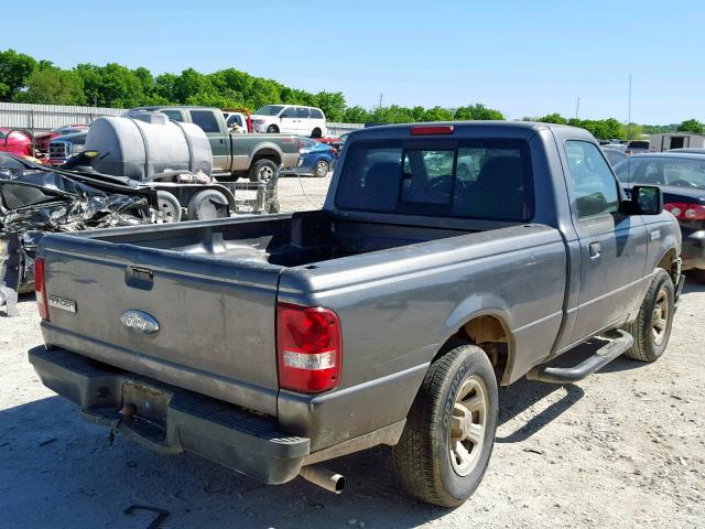 1FTYR10D37PA39393 - 2007 FORD RANGER GRAY photo 4