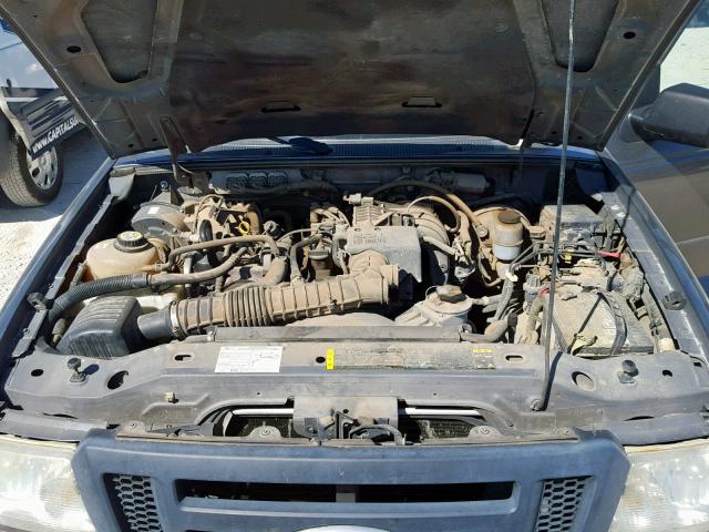 1FTYR10D37PA39393 - 2007 FORD RANGER GRAY photo 7