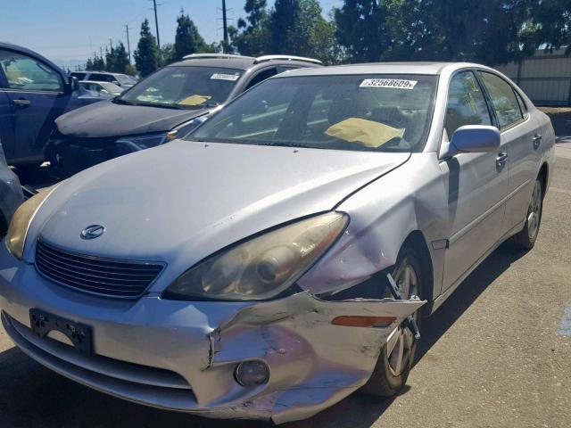 JTHBA30G655095340 - 2005 LEXUS ES 330 SILVER photo 2