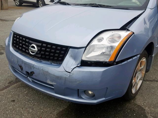 3N1AB61E89L626801 - 2009 NISSAN SENTRA 2.0 BLUE photo 9