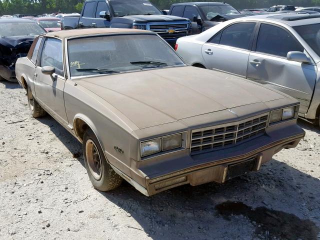 1G1AZ37H5ER151905 - 1984 CHEVROLET MONTE CARL BROWN photo 1