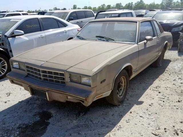 1G1AZ37H5ER151905 - 1984 CHEVROLET MONTE CARL BROWN photo 2