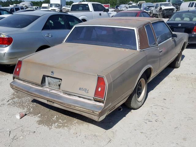 1G1AZ37H5ER151905 - 1984 CHEVROLET MONTE CARL BROWN photo 4