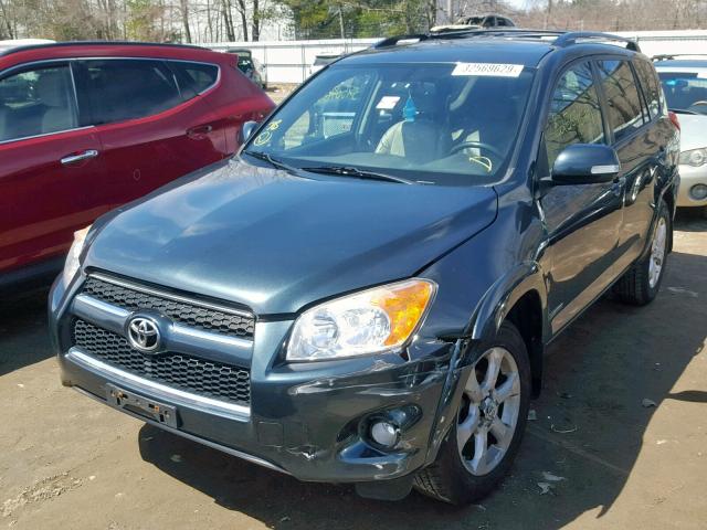 2T3DF4DV6BW109008 - 2011 TOYOTA RAV4 LIMIT BLUE photo 2