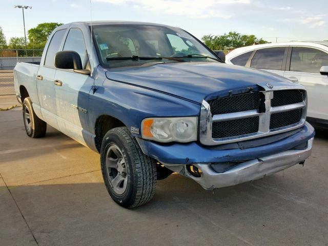 1D7HA18D34S783537 - 2004 DODGE RAM 1500 S BLUE photo 1