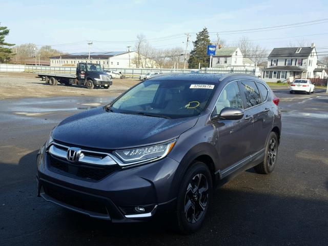 5J6RW2H91HL060216 - 2017 HONDA CR-V TOURI GRAY photo 2