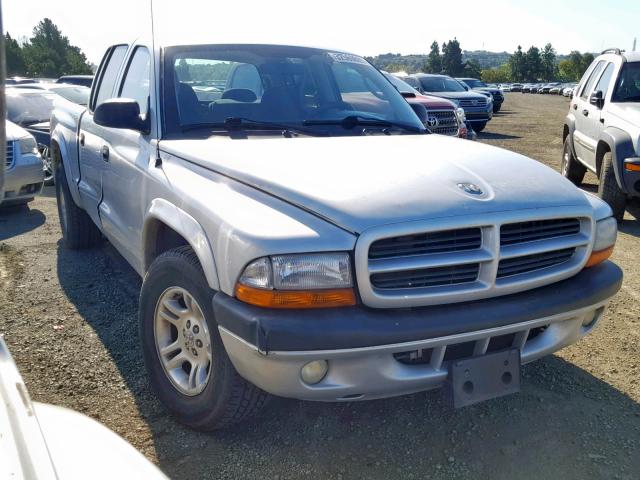 1D7HL38N83S266490 - 2003 DODGE DAKOTA QUA SILVER photo 1