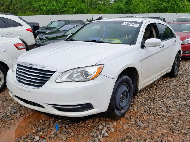 1C3CCBBG8CN145745 - 2012 CHRYSLER 200 TOURIN WHITE photo 2