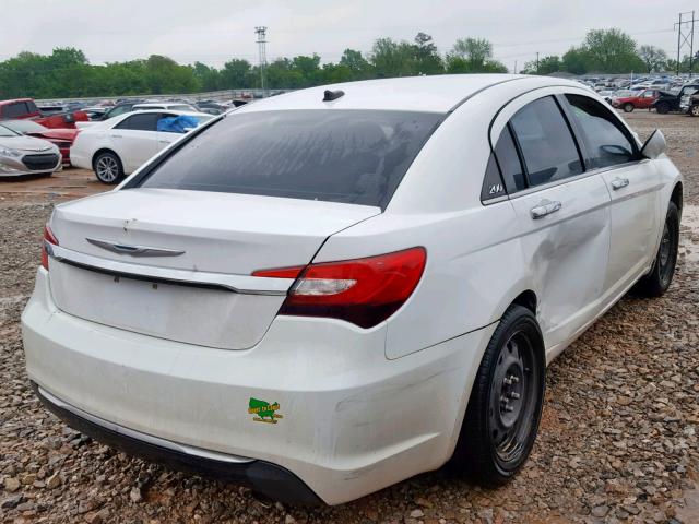 1C3CCBBG8CN145745 - 2012 CHRYSLER 200 TOURIN WHITE photo 4