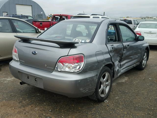 JF1GD61667H518706 - 2007 SUBARU IMPREZA 2. GRAY photo 4