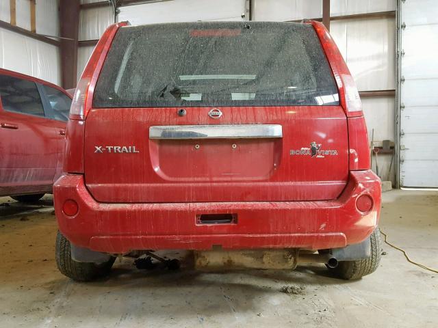 JN8BT08V46W211812 - 2006 NISSAN X-TRAIL XE RED photo 9