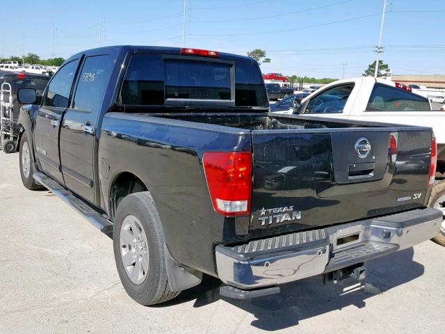 1N6BA0ED4CN310691 - 2012 NISSAN TITAN S BLACK photo 3