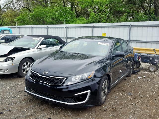 KNAGM4AD7D5053263 - 2013 KIA OPTIMA HYB BLACK photo 2