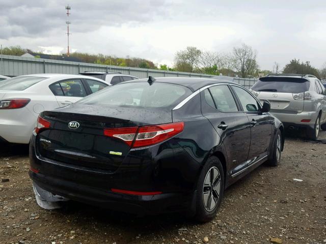 KNAGM4AD7D5053263 - 2013 KIA OPTIMA HYB BLACK photo 4