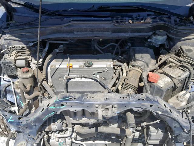 3CZRE38588G703602 - 2008 HONDA CR-V EX BLUE photo 7