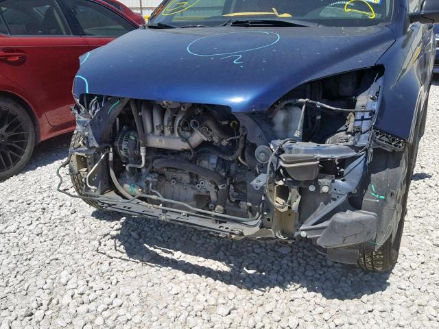3CZRE38588G703602 - 2008 HONDA CR-V EX BLUE photo 9