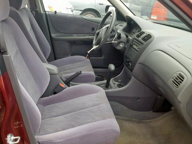 JM1BJ2214X0103150 - 1999 MAZDA PROTEGE ES 勃艮第红 照片 5