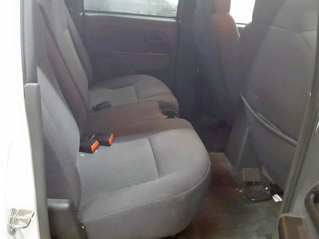 1GTDT136068284805 - 2006 GMC CANYON WHITE photo 6