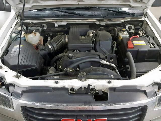 1GTDT136068284805 - 2006 GMC CANYON WHITE photo 7