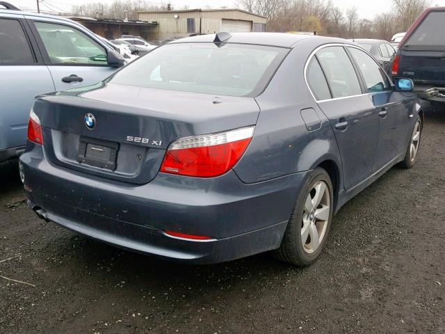 WBANV13598BZ47278 - 2008 BMW 528 XI GRAY photo 4