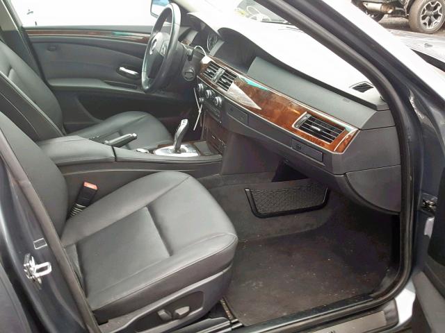 WBANV13598BZ47278 - 2008 BMW 528 XI GRAY photo 5