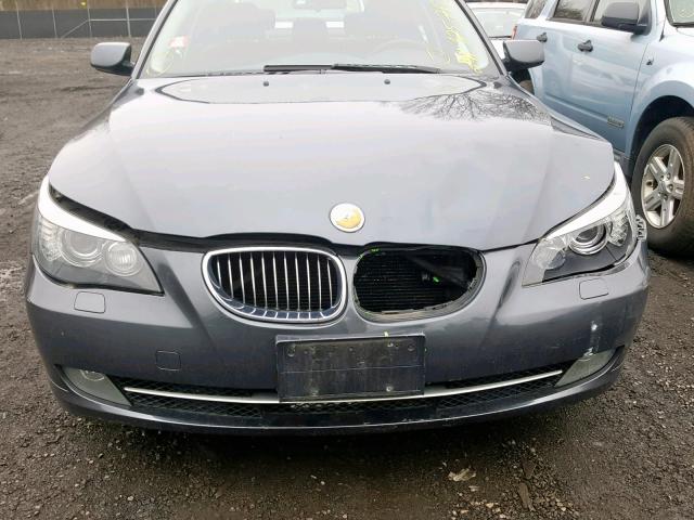 WBANV13598BZ47278 - 2008 BMW 528 XI GRAY photo 9