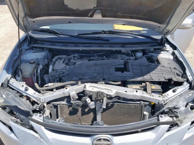 JTKJF5C74E3070530 - 2014 TOYOTA SCION TC SILVER photo 7