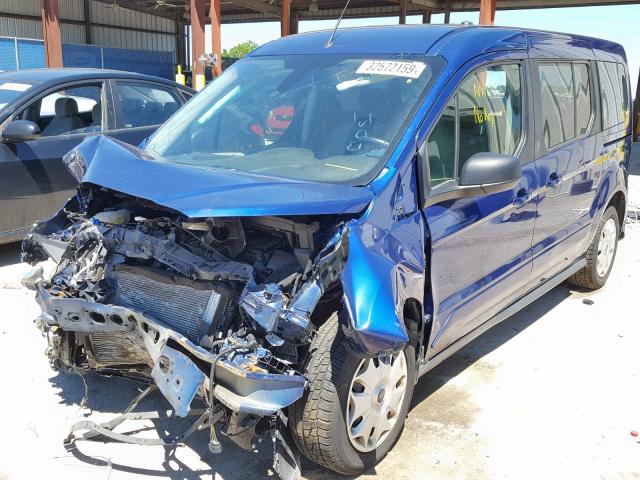 NM0GE9F72G1275184 - 2016 FORD TRANSIT CO BLUE photo 2