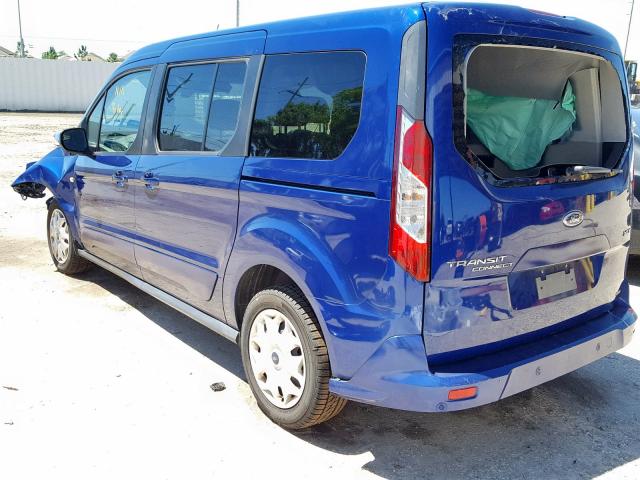 NM0GE9F72G1275184 - 2016 FORD TRANSIT CO BLUE photo 3