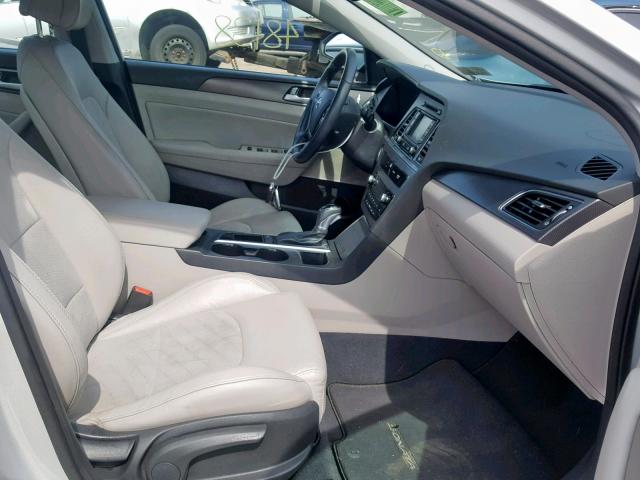 5NPE34AF0FH088132 - 2015 HYUNDAI SONATA SPO SILVER photo 5