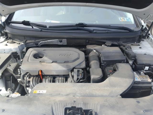 5NPE34AF0FH088132 - 2015 HYUNDAI SONATA SPO SILVER photo 7