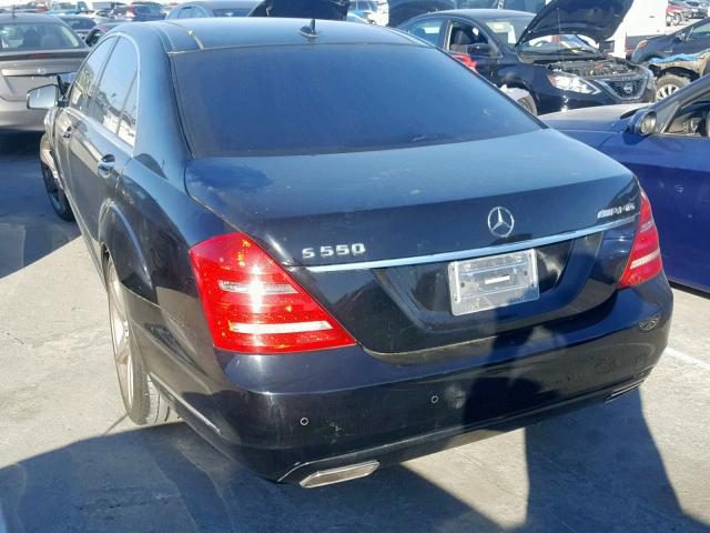 WDDNG7DB1DA502835 - 2013 MERCEDES-BENZ S 550 BLACK photo 3