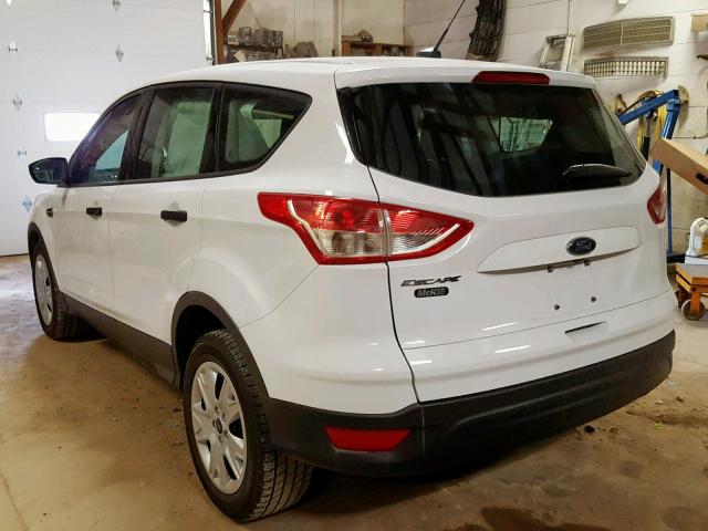 1FMCU0F77GUB72143 - 2016 FORD ESCAPE S WHITE photo 3