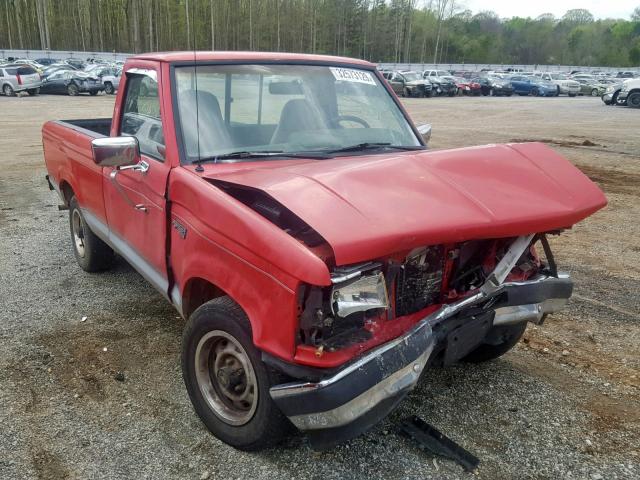 1FTCR10X4MUB31419 - 1991 FORD RANGER RED photo 1