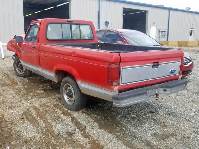 1FTCR10X4MUB31419 - 1991 FORD RANGER RED photo 3