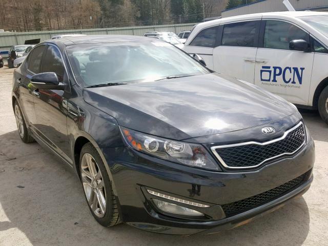 5XXGR4A69DG203083 - 2013 KIA OPTIMA SX BLACK photo 1