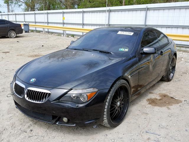 WBAEH73414B189450 - 2004 BMW 645 CI AUT BLACK photo 2