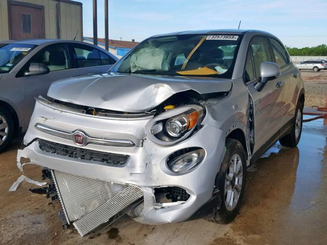 ZFBCFXAB8HP620640 - 2017 FIAT 500X POP SILVER photo 2