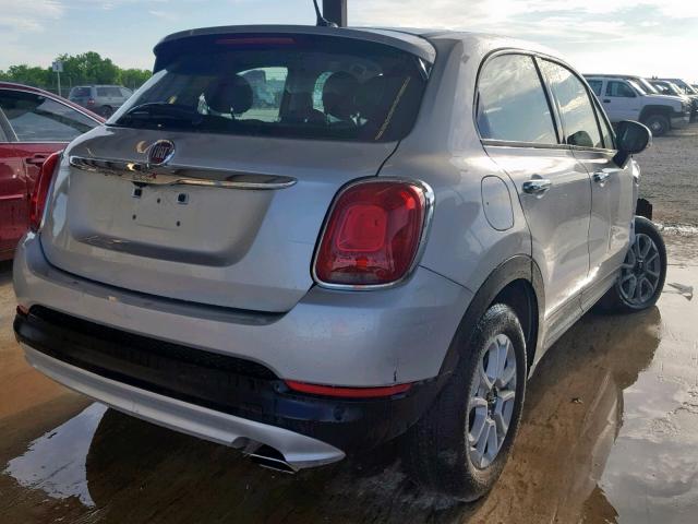 ZFBCFXAB8HP620640 - 2017 FIAT 500X POP SILVER photo 4