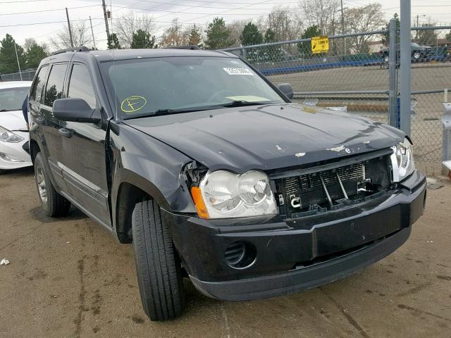 1J4GR48K25C720112 - 2005 JEEP GRAND CHER BLACK photo 1