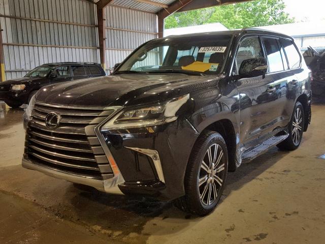 JTJHY7AX5K4290017 - 2019 LEXUS LX 570 BLACK photo 2