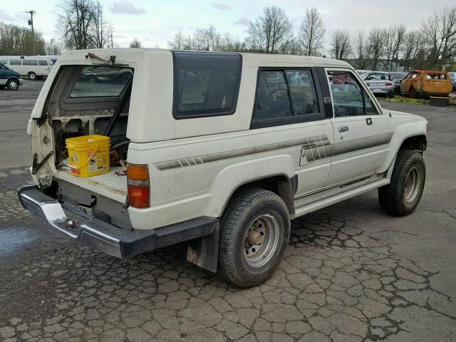 JT4RN62D1G0090541 - 1986 TOYOTA 4RUNNER RN WHITE photo 4